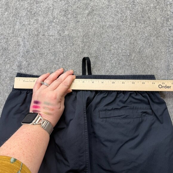 Nike Sportswear Woven Players Slim Shorts Men L Black AA5032 10" Cotton Nylon - Picture 10 of 15